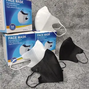 DUCKBILL FACEMASK MURAH MIRIP SENSI - Duckbill garis facemask isi 50pcs