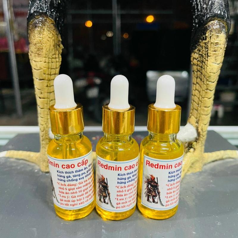   HÀNG CHÍNH HÃNG  Redmin nuôi tăng b.o gà ăn ngon tăng kí hừng gà cự mạnh Thuốc nuôi gà đá chính hãng Red min vàng cao cấp chai 20ml tăng bo cấp tốc Thuoc gà đá nuôi tăng bo cho gà đá thuoc ga tăng bo 