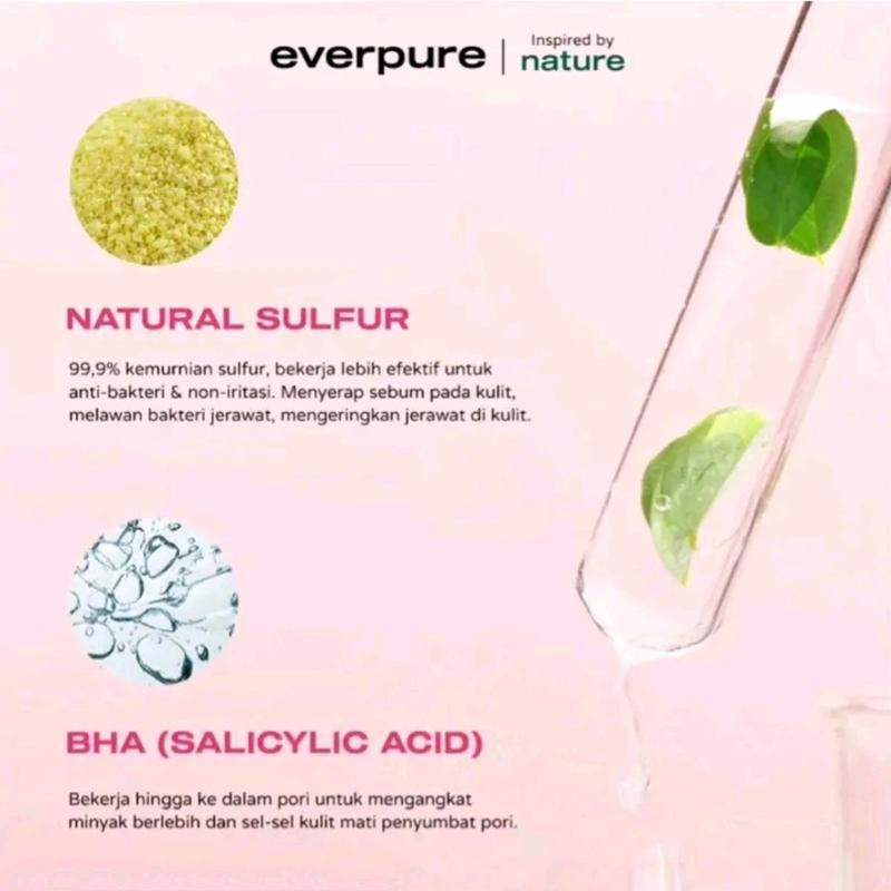 EVERPURE OBAT TOTOL JERAWAT SUL PURE ACNE SPOT DRYING LOTION ACNE EVERPURE Wajah 3