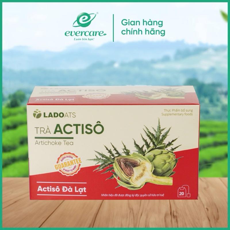 Combo 10 Hộp Trà Atiso túi lọc, trà LADOATS Actiso (Hộp 20 gói 2g gói), món quà sức khỏe từ thiên nhiên. 0