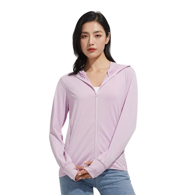 Jaket Olahraga Airism Jaket Mesh Hoodie UV Protection 2