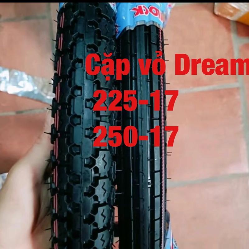  Vỏ lốp dành cho xe Dream thương hiệu Vanlock thông số 225-17 250-17 