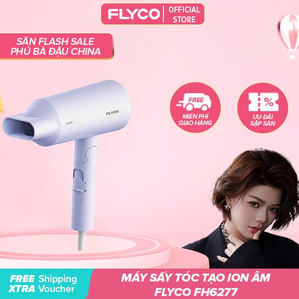 [ Link độc quyền của Fubadau chính hãng  ] Máy Sấy Tóc Flyco FH6277VN Công Suất Lớn (1800W) Chế Độ Sấy Anion & Sấy Lạnh Bảo Vệ Tóc - Hàng Chính Hãng