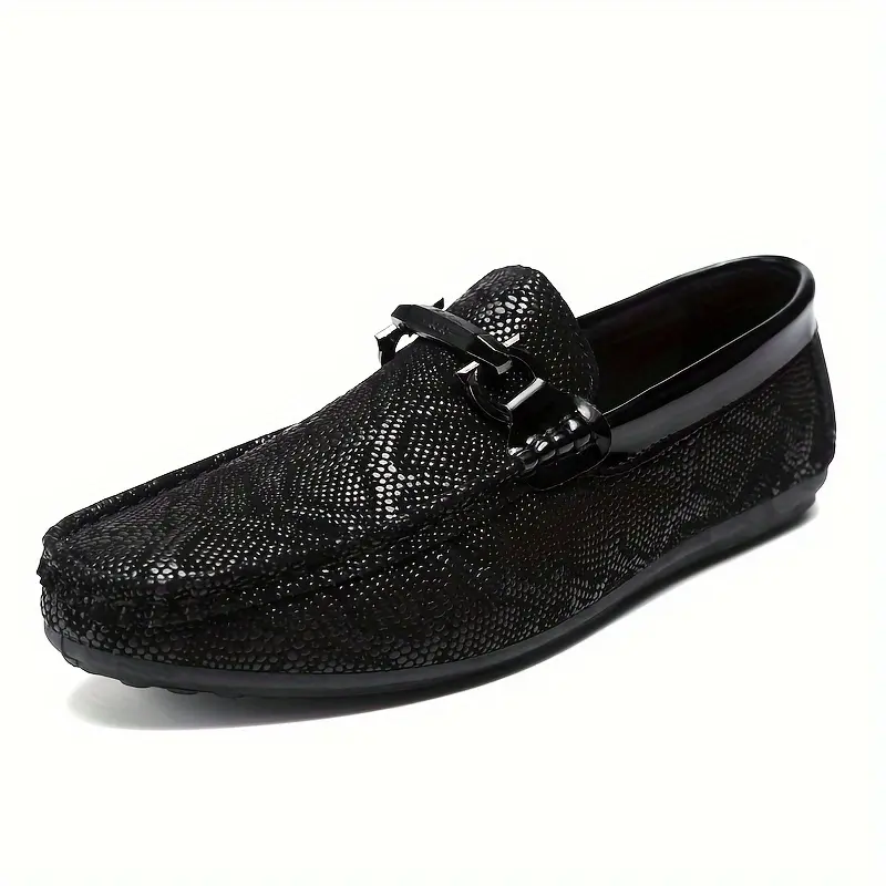 Men'S Casual Loafers, Fashion Plaid Slip-On Shoes, Lightweight, Versatile, with PU Upper & Inner, PVC Sole, for Hiking, Outdoor Activities, and Daily Wear, All-Season Comfort 5