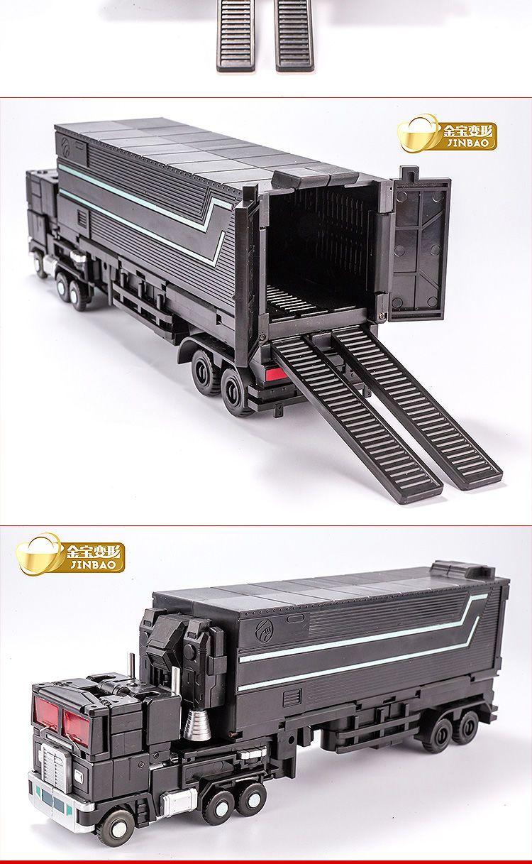 Product Introduction of Mainan Transformers, Jinbao Komander Gelap 3.0, Warna Utama, Nisbah Kecil, Optimus Sky Op Lajur Kereta, Beg Penerbangan 5