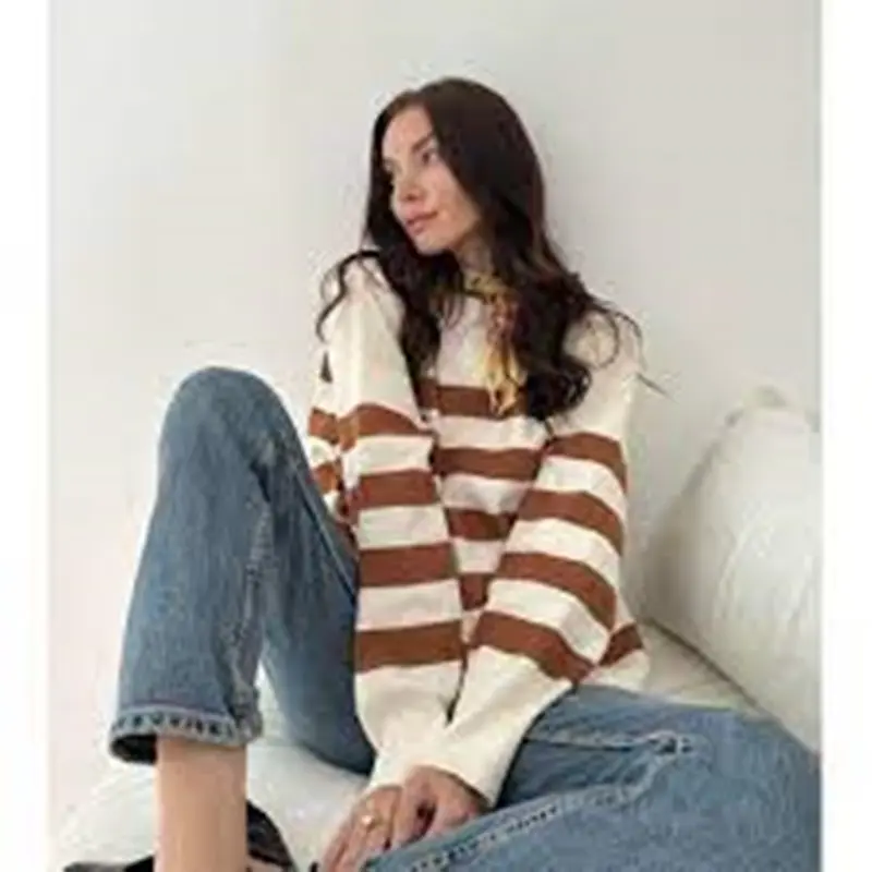 DIana Sweater Rajut Wanita Setrip Premium  Knitwear Santai Lengan Panjang - Baju Rajut cewek Simple - Atasan Rajut Crop Top - Cardigan Outer  Basic Oversize Hitam Kardigan 5