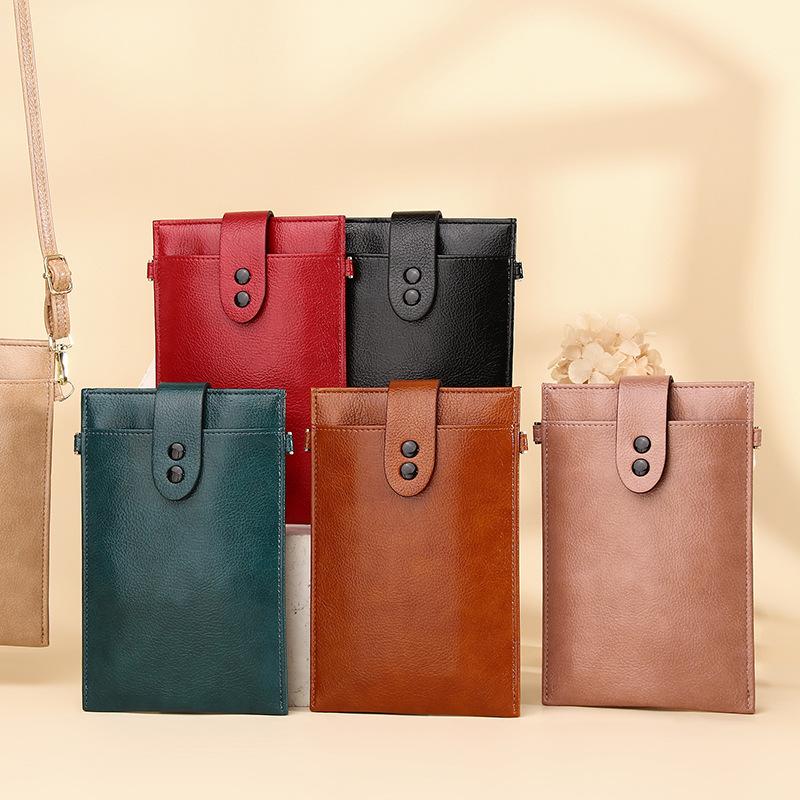 Online Red Japanese Style Artistic Retro Shoulder Bag Simple Casual Vertical Mini Bag Korean Style 2024 Crossbody Phone Bag 1