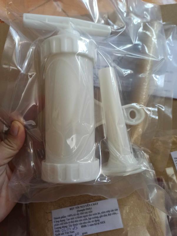 Combo 1 Bộ dụng cụ nhồi + 1 cuộn vỏ Collagen làm xúc xích lạp xưởng hàng Loại 1 NDX Viscofan Đức