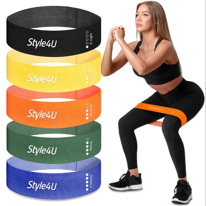 Resistance Band Set, 6 Counts/set Resistance Band & Storage Bag, Workout Bands, Resistance Bands for Legs, Fitness Bands, Exercise Bands Resistance Bands Set 0