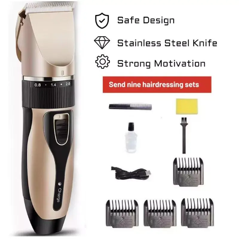 Máy cắt tóc điện cầm tay sạc pin máy cắt tóc gia đình cho người lớn và trẻ em Tông Đơ wahl  clippers máy  cắt  tóc  cầm  tay