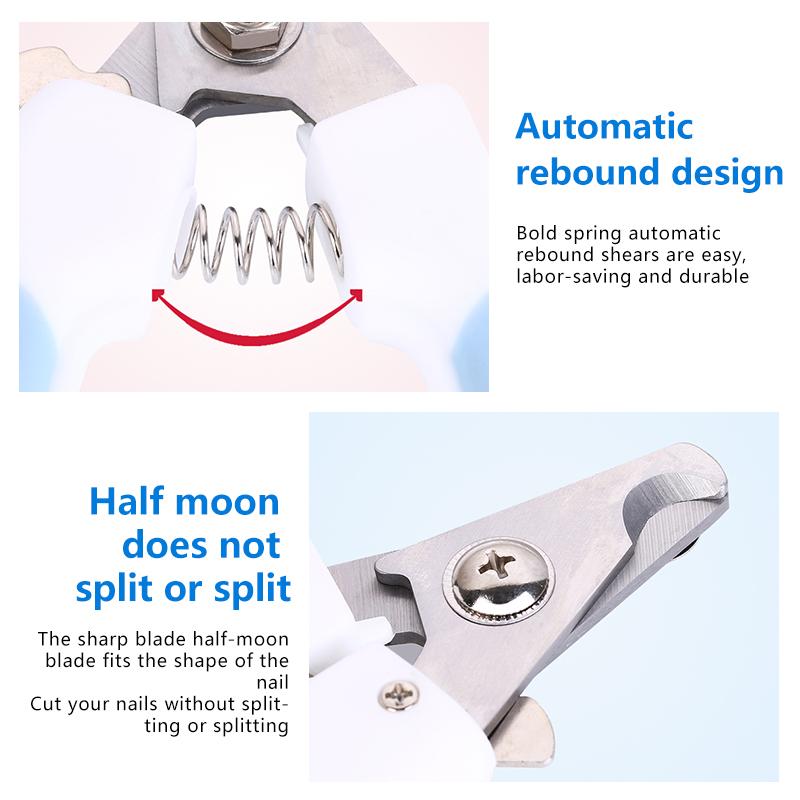 Product Introduction of Pet Nail Cutter Pet Care Products and Accessories Dog Nail Clipper Dog Accesories Pet Manicure Set Tools Nail Care Cat Nail Cutter Pet Claw Care Tool Stainless Cat Dog Nail Tool 3