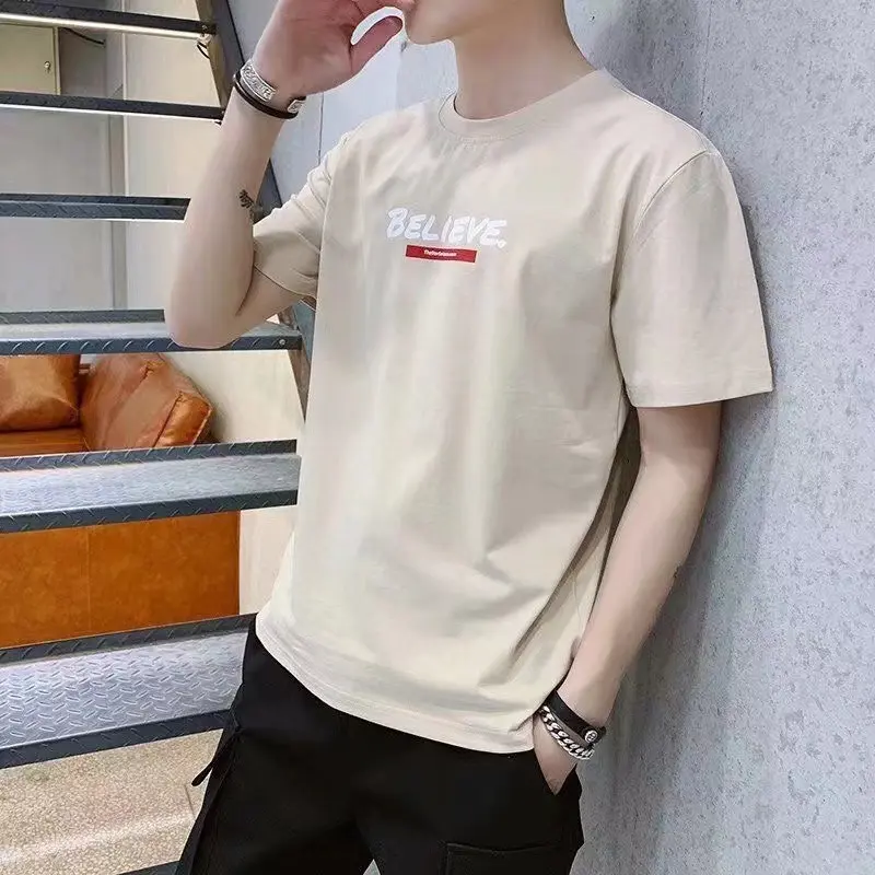 Men's summer ins versatile clothes Korean version