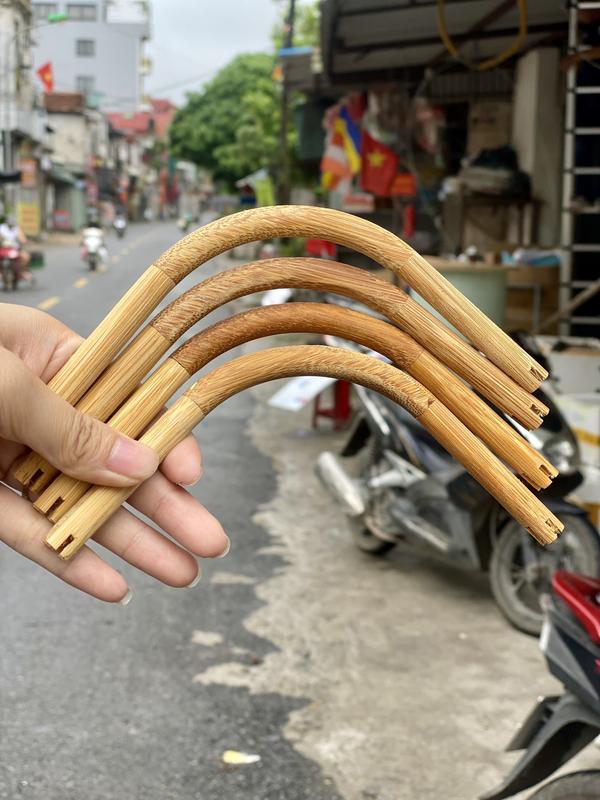 Cầu góc tre lơi kẹp vanh - Combo 2 cặp góc lơi cho lồng chim chào mào tre già