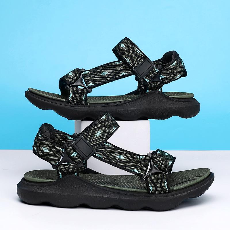 Product Introduction of 2024 Children's Sandals Summer New Girls' Sports Beach Sandals Children's Non-Slip Medium and Big Children Boys' Soft Bottom Student School Shoes 6