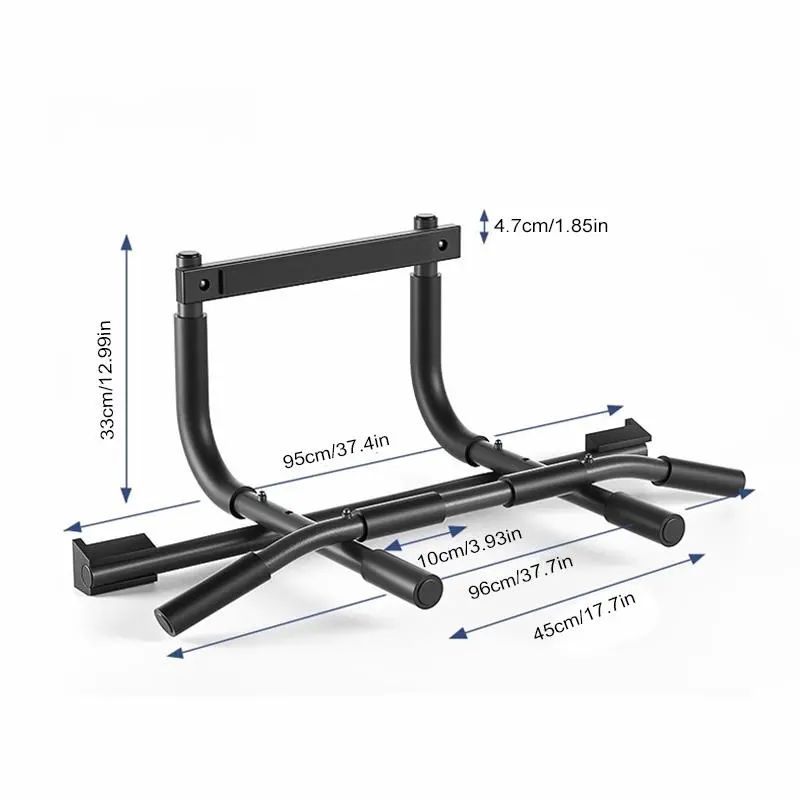 Door Frame Pull Up Bar, Portable Pull Up Bar, Multipurpose Home Gym Fitness Bar, Indoor Strength Training Upper Body Exercise Bar, Calisthenics Equipment 1