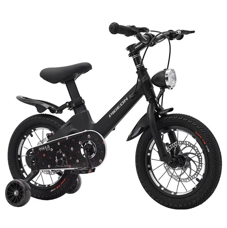 Xe đạp thể thao khung nhôm không mối hàn size 12 14 16 18 20 cho bé 2-10t Đồ Chơi Cao Su đèn LED phanh đĩa nhôm an toàn Khung hợp kim nhôm và magie siêu bền