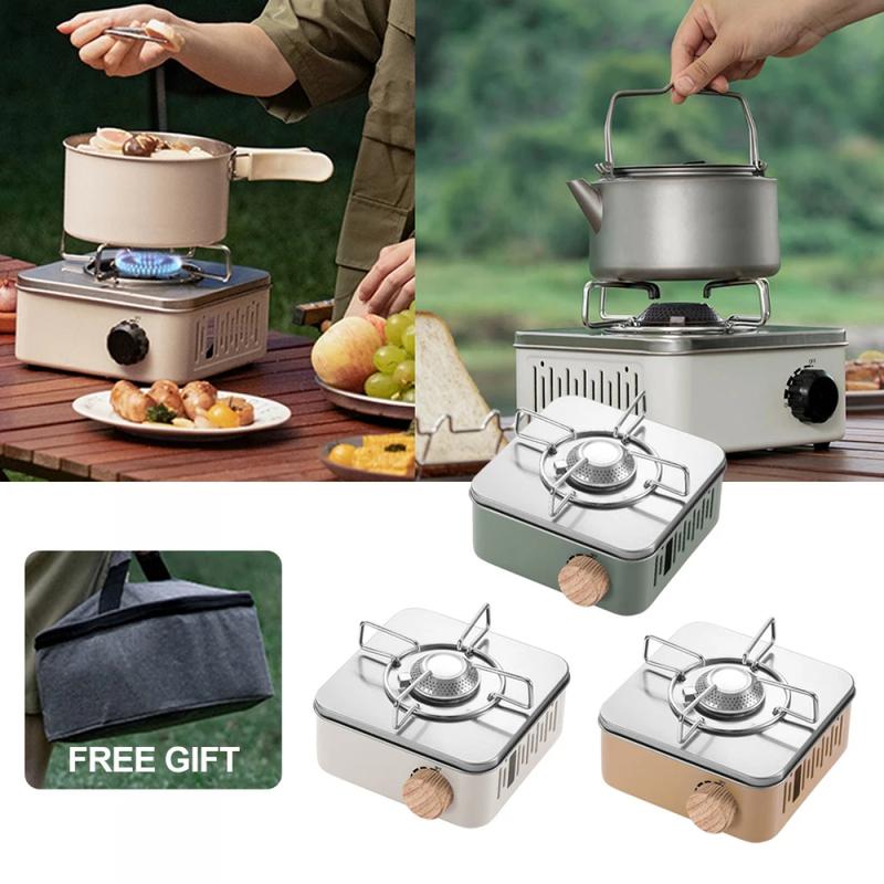 Primus Express Portable Gas Stove - 2600W Foldable Camping Burner For Threaded Canisters, Lightweight For Hiking