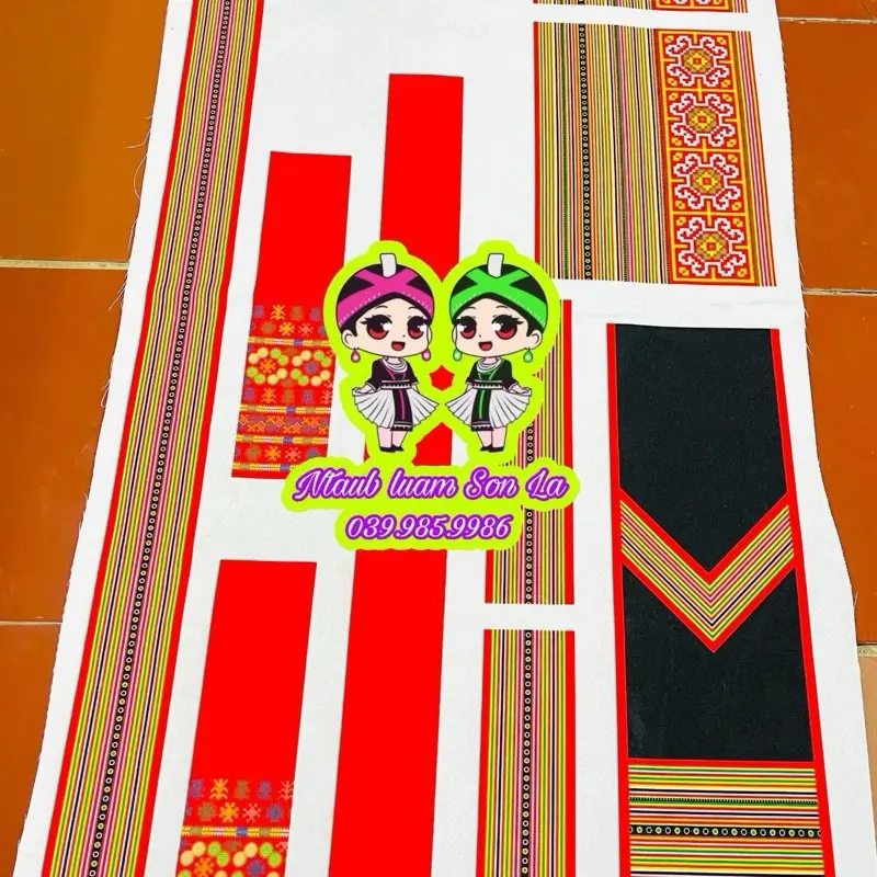 Combo 3 bộ Lào Cai kèm váy dài ( Khaub ncaws Hmoob Lào Cai nrog tiab)