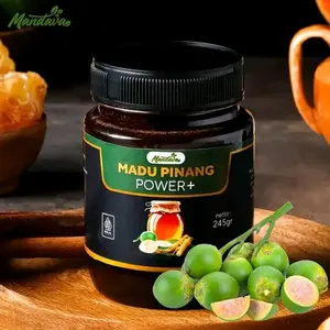MANDAVA - Madu Pinang Power 245gr Original Herbal Honey Madu Hutan Berkualitas BPOM & Halal Kesehatan