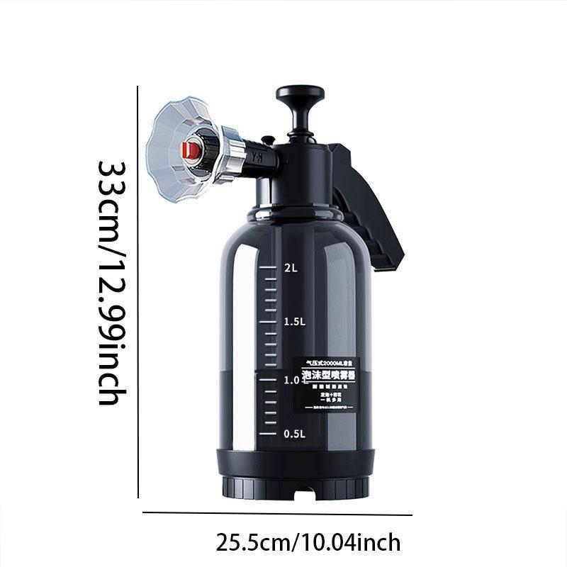 2L Car Washer Spray Bottle, Car Wash Foam Pressure Spray Bottle, Portable Foam Sprayer for Car Cleaning 5