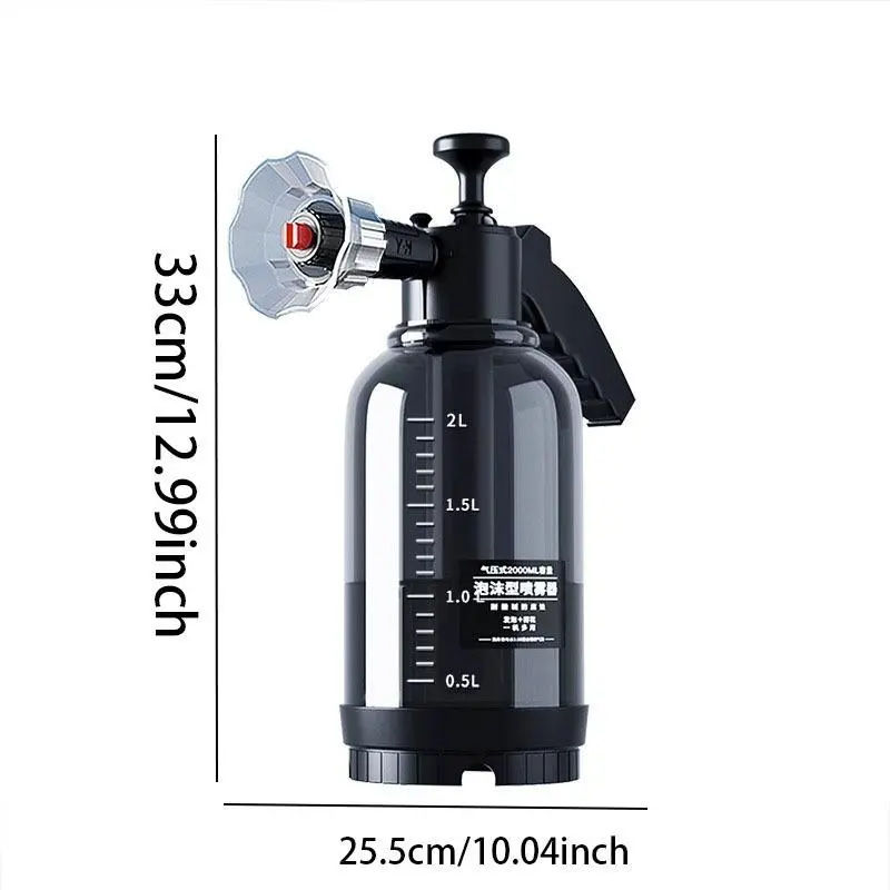 2L Car Washer Spray Bottle, Car Wash Foam Pressure Spray Bottle, Portable Foam Sprayer for Car Cleaning 5