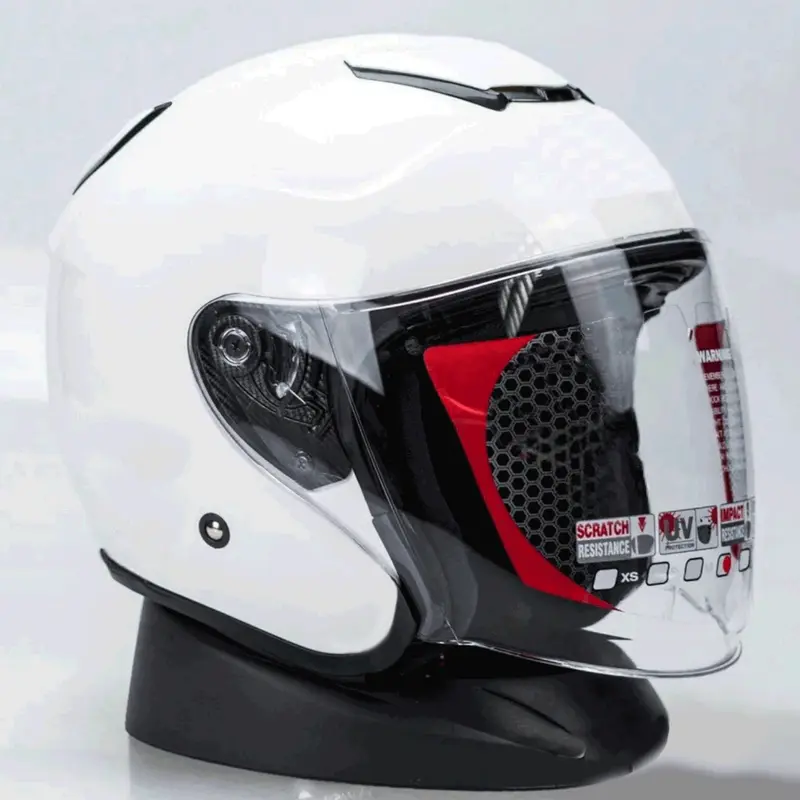 Helm KYOTO / Helm ORI / Motorcycle / Helm untuk beat deluxe Kaca Visor Clear 0