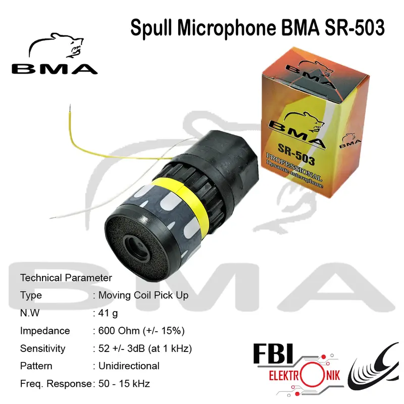 Spul Mic BMA  / Spool Microphone BMA / Cartridge / Spull / Spoel Mic Beta 58 coil 3
