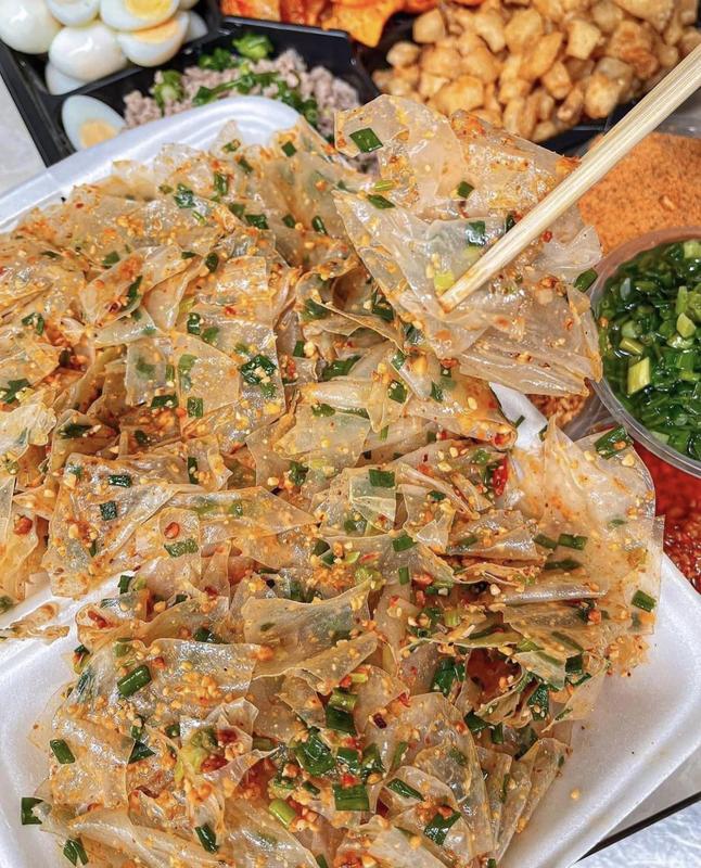 Bánh Tráng Sa Tế Muối Nhuyễn Siêu Mỡ Hành Snack Ăn Vặt