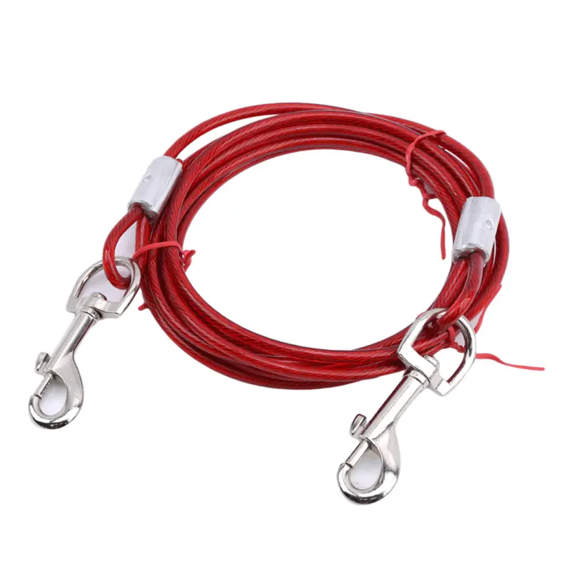 Cáp Buộc Chó, Dài 3m, Cho Chó, Sử Dụng Ngoài Trời, Dây Buộc & Dây Xích Chó, Dây Buộc Chạy Chó Bền, Thích Hợp Cho Các Hoạt Động Ngoài Trời, Sân Và Cắm Trại, 1 Chiếc 6