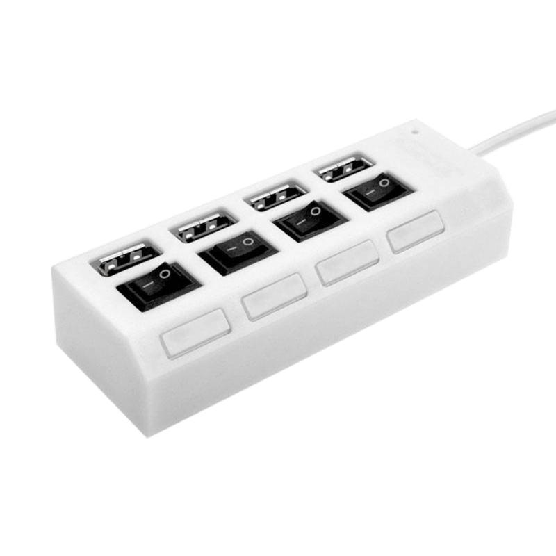 BUlA 4-Port 2.0 USB Hub, Multi USB Splitter HighSpeed Data Transmission ...