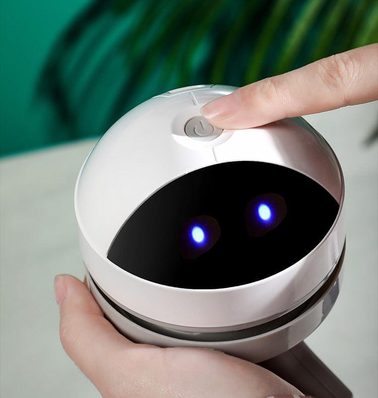 Product Introduction of Máy Hút Bụi Cầm Tay Mini M19, Hút Bui Bàn Phím Đa Năng Đầu Robot, Tặng Kèm Vòi Hút, Chổi Mini Mẫu Mới. Làm Sạch 4