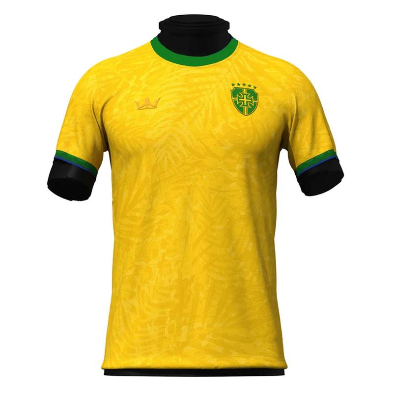 Product Introduction of 2025 Hot Selling Brazil Limited Edition Mens Football Shirt Youth Kids Training Soccer Short Sleeve Uniform Breathable Jersey 4