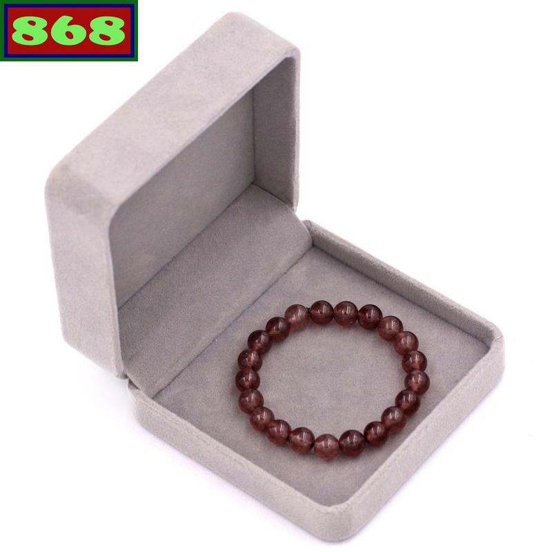 Chuỗi đeo tay nâu tím 8 ly 21 hạt DVRNT821 2