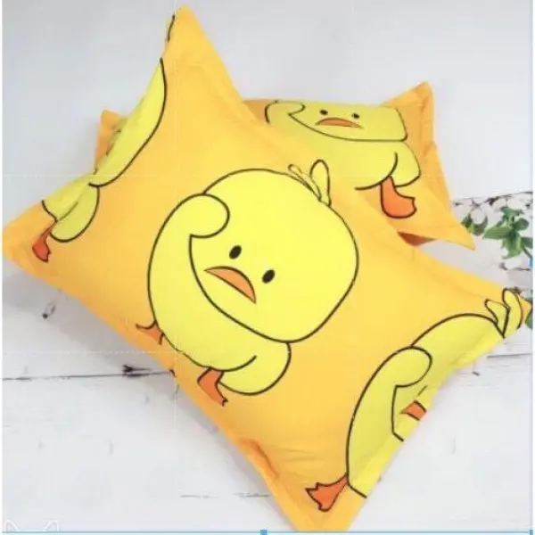 (XẢ HÀNG) Áo gối nằm, vỏ gối đầu poly cotton mẫu Vịt Vàng bao bọc gối nằm nhiều mẫu mới