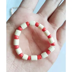 GELANG OTOK BAYI ATAU GELANG SAWAN BAYI MUTIARA WARNA MERAH