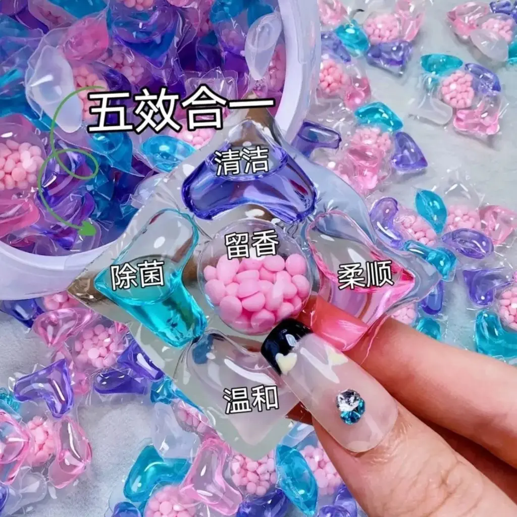 Quả Cầu Giặt Khổng Lồ, 150 Miếng, 8x Làm Sạch, Hạt Gel Giặt Hương Thơm Lâu Dài, Năm Trong Một, Cọ Rửa Mạnh Mẽ, Hạt Hương Thơm Mềm Mại, Khử Trùng, Loại Bỏ Mạt, Bảo Vệ Quần Áo, Giặt Là Trong 24 Giờ, Giá Khuyến Mãi