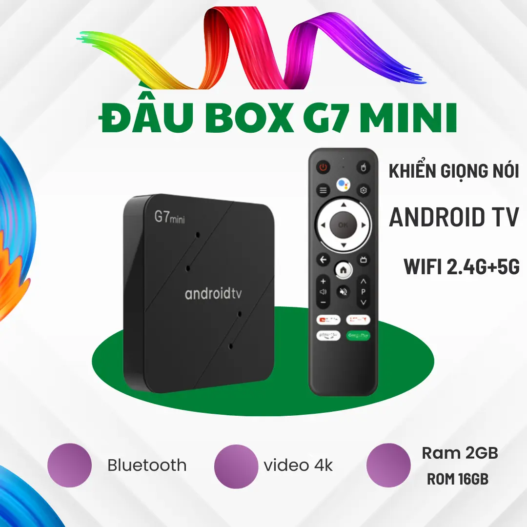 Đầu box tivi G7 mini 2023 Khả năng kết nối Bluetooth