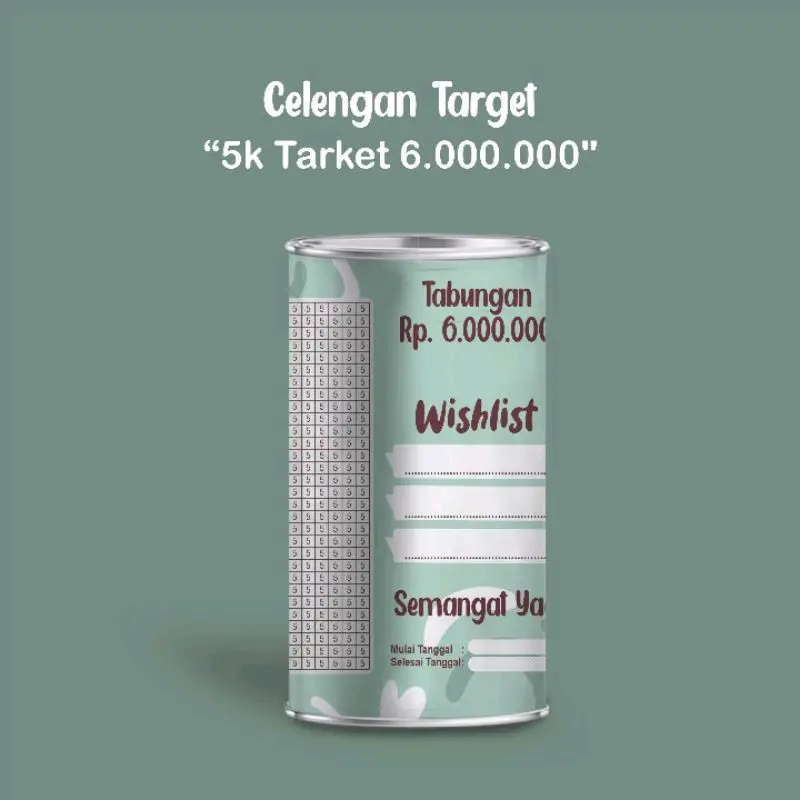 [BISA COD] Celengan Target Murah Buka Tutup Celengan Sedekah Subuh Celengan Tabungan Uang celengan target Paper Multicoloured celengan Acrylic Kedap Air 4