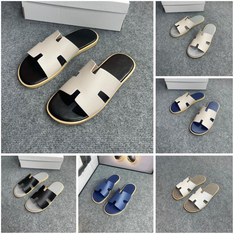 [Hàng loại 1 - Sơn Viền Quai] Dép Nam/Nữ Chữ H Size 36-45 Quai Kem Phom LikeAuth, Dép Da Quai Ngang Trend 2024, Đế Cao Su Cao Cấp, Dép Thời Trang (Nhung Đồng Quai Hậu Sandal DéP Đế Bằng) 1