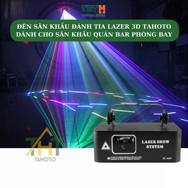 Đèn sân khấu LASER SHOW chiếu hình 3D THT chiếu tia laser 3D dành cho sân khấu, quán karaoke, phòng bay, phòng bar...