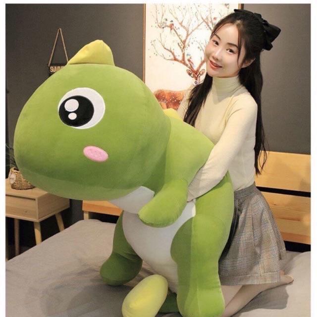  Gấu Ôm Gấu Bông Khủng Long   Nhung Mịn - size 1m3 Thú Nhồi Bông Thú Bông Toy Đồ Chơi Phát Nhạc powerpuff plush boneka 