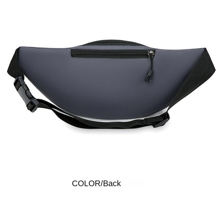 Product Introduction of Solid Color Men Chest Bag Outdoor Sports Waist Pack For Boys Multi Layered Design Crossbody Bags 20