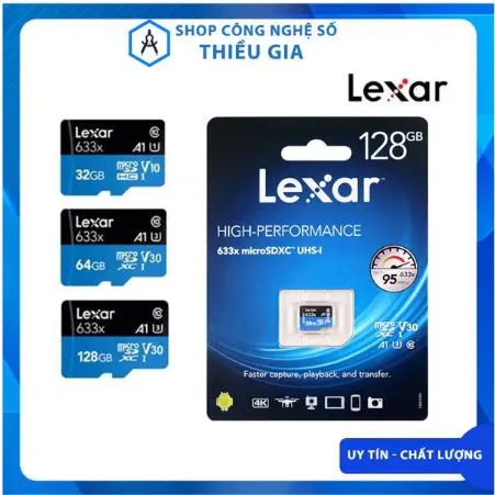 Thẻ nhớ LEXAR Chính hãng tốc độ cao, chuyên dụng cho Camera IP, Camera hành trình, Điện thoại và các thiết bị điện tử 0