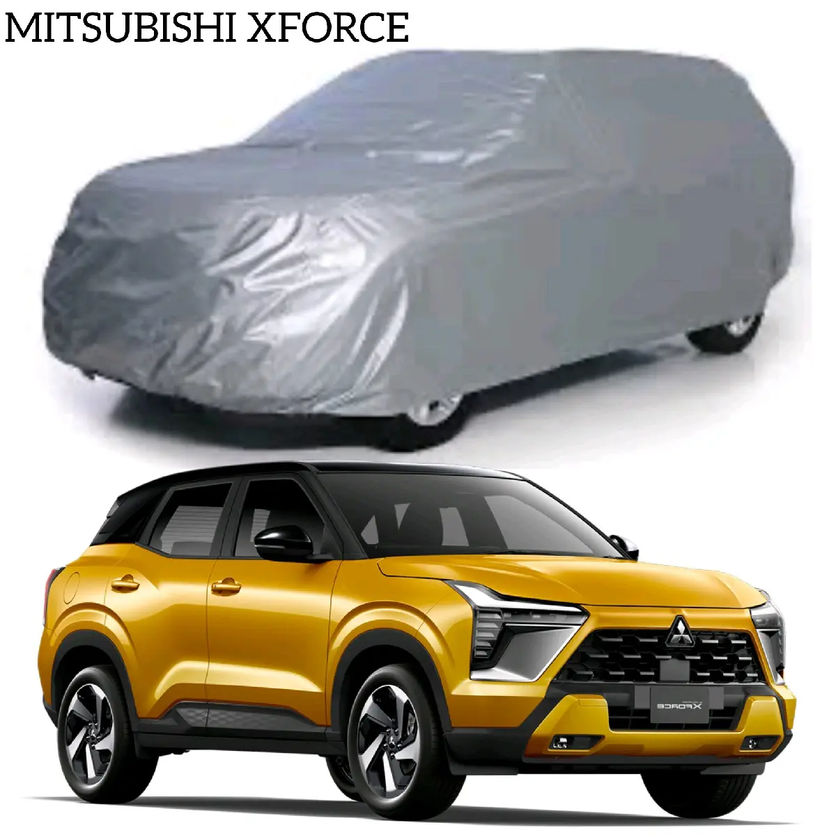 Bạt phủ xe ô tô MITSUBISHI XFORCE vải dù tráng bạc chống mưa và nắng tốt kèm hộp đựng tiện lợi