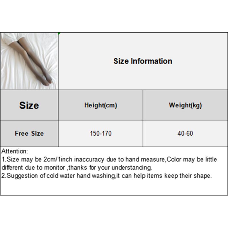 Product Introduction of Autumn And Winter Elastic Gray Fake Transparent Plus Velvet Warm Leggings Tights 0