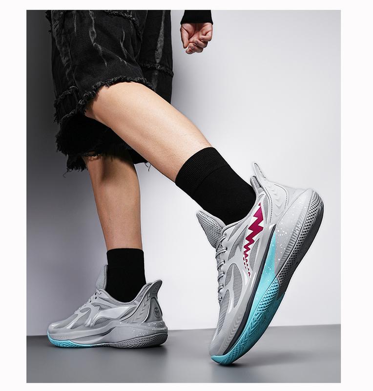 Product Introduction of Anti Slip Professional Men Outdoor Sports Sneakers Breathable Blank Mesh Women Basketball Shoes 15