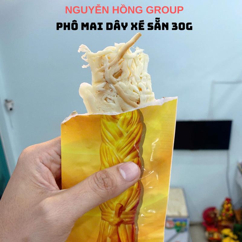 Phô mai xé sợi 30g hun khói Solse vị mặn ăn vặt cheese