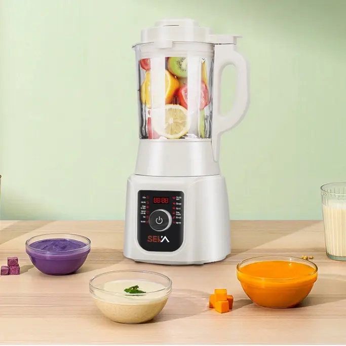 Máy làm sữa hạt Seka E300 - 12 Chức Năng, Cối Thuỷ Tinh 1.75 Lít - Xay Sinh Tố 3