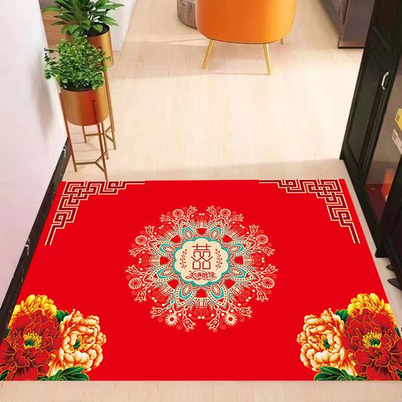 Product Introduction of Thảm Trải Sàn Phong Cách Trung Quốc Thích Hợp Cho Lễ Kỷ Niệm Gia Đình, Phòng Khách Vào Cửa, Phòng Tắm, Phòng Ngủ, Thảm Cửa, Thảm Đỏ, Phong Cách Dân Tộc 18