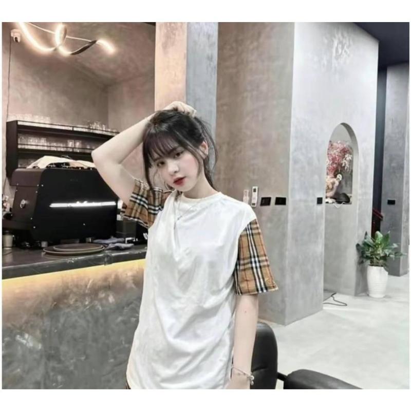 Áo Phông BBR Tay Kẻ CaRo Nam Nữ Hottrend Chất Liệu Coton Thoáng Khí ,Mềm Mịn/ Mới 2024 1